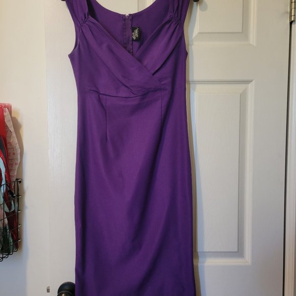 RockSteady Dresses & Skirts - Rock Steady Purple diva wiggle  dress